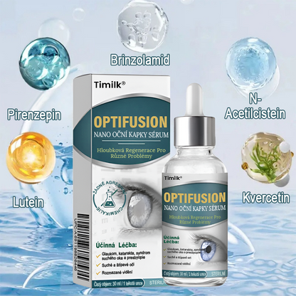 Oční kapky Timilk® optifusion nano sérum – nanotechnologie obnovuje jasný zrak, bez brýlí, bez chirurgického zákroku✅✅